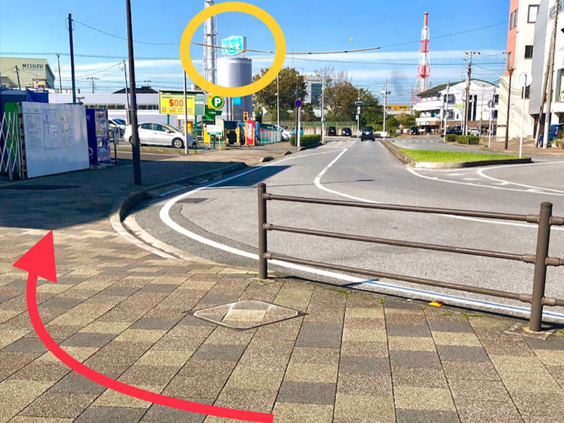 サロンまでのアクセス（姉ヶ崎駅より）